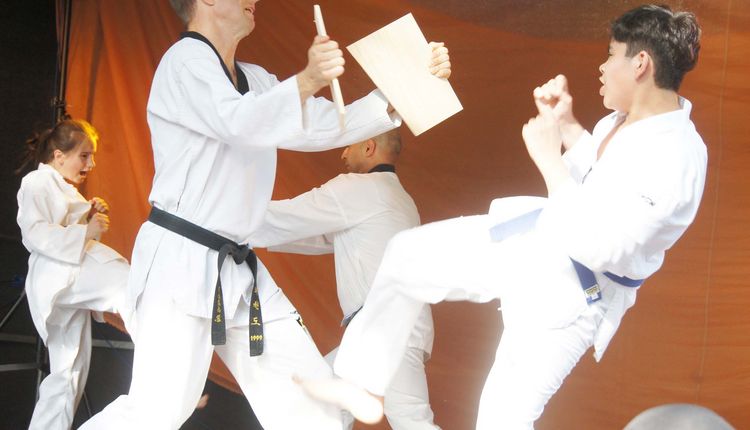 Taekwondo-Training für Kinder und Erwachsene