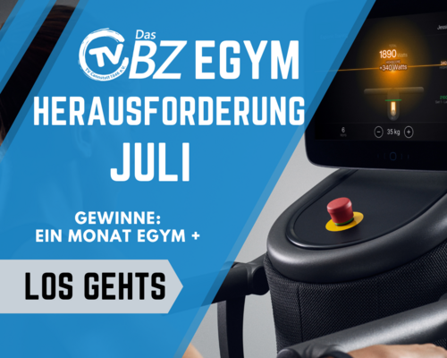 EGYM Herausforderung Juli 2024