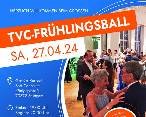 Save the Date: 27.04.2024 TVC Ball