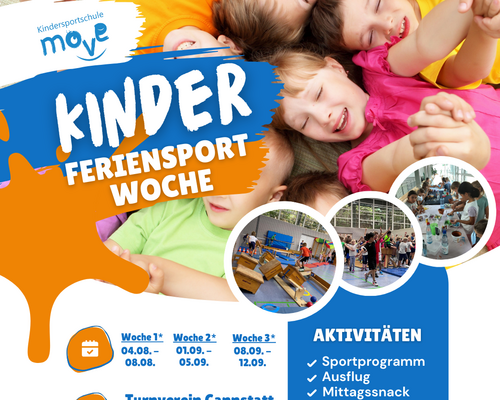 Sommerferien-Sportwoche beim TV Cannstatt – Jetzt Anmelden!