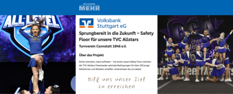 Spendenaufruf für unsere Volksbank‑Projekte