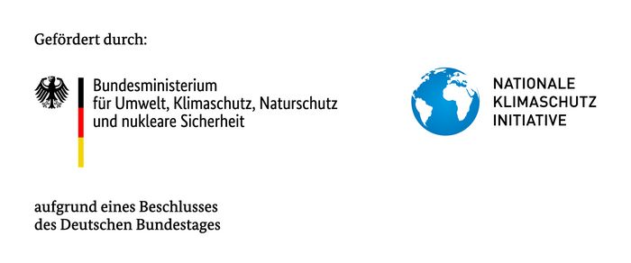 Gefördert durch das Bundesministerium für Umwelt, Klimaschutz, Naturschutz und nukleare Sicherheit im Rahmen der Nationalen Klimaschutzinitiative