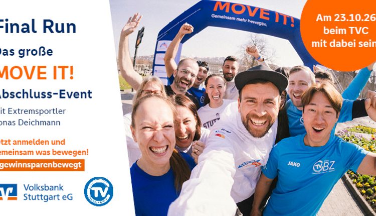 Grafik zum MOVE IT! Final Run am 23. Oktober 2026 beim TV Cannstatt mit Jonas Deichmann.