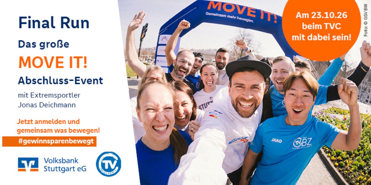 Grafik zum MOVE IT! Final Run am 23. Oktober 2026 beim TV Cannstatt mit Jonas Deichmann.