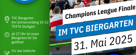 Public Viewing: Champions League & Nations League im TVC Biergarten