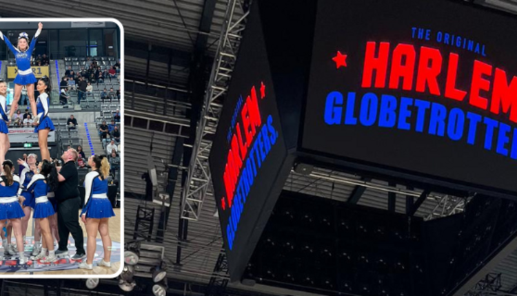 Cheerleader bei den Harlem Globetrotters
