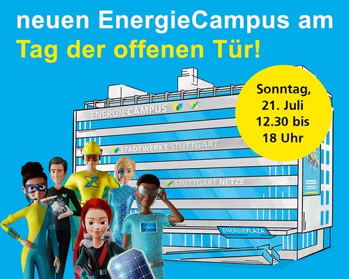 Tag der offenen Tür im neuen EnergieCampus der Stadtwerke Stuttgart