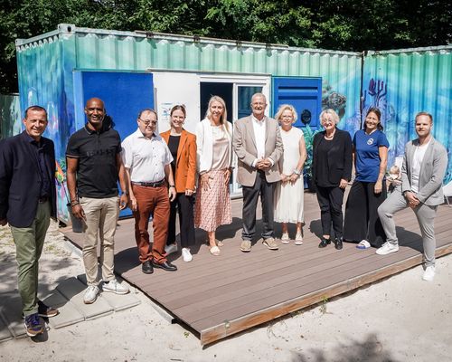 Besuch der Kinderland Stiftung und Dr. Wiedeking