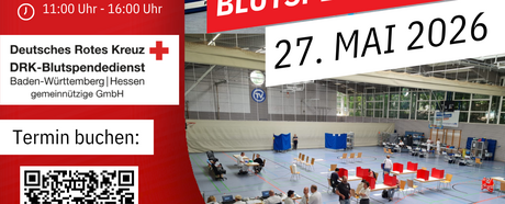 Blutspendeaktion beim TV Cannstatt – Leben retten am 27. Mai