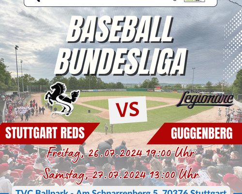 Stuttgart Reds vs. Guggenberger Legionäre – Doppelheader Nachholspiele