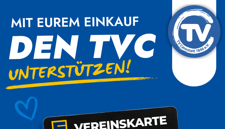 Mit der EDEKA Simonis Vereinskarte den TV Cannstatt unterstützen